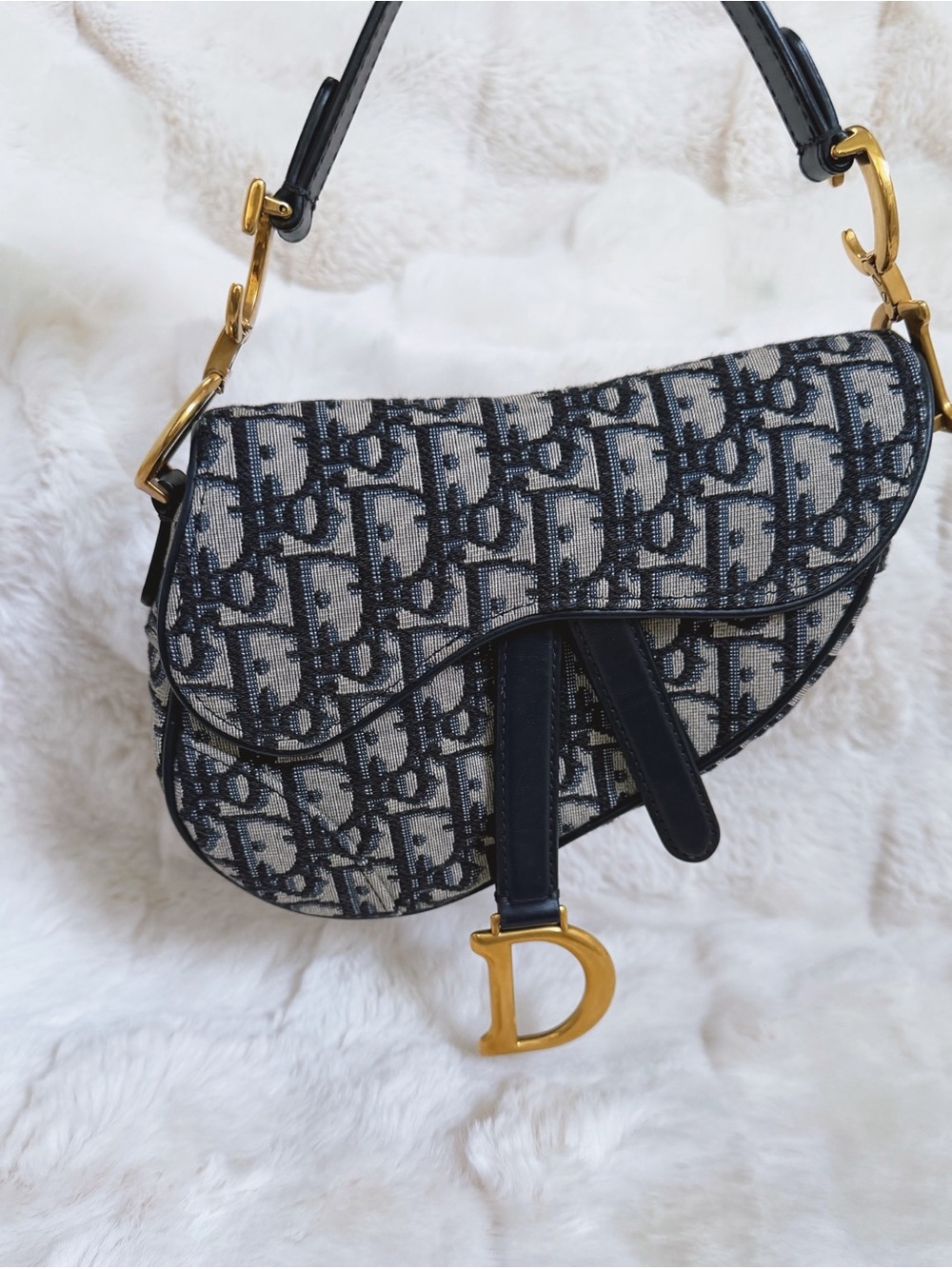 Dior Mini Saddle Bag with Strap